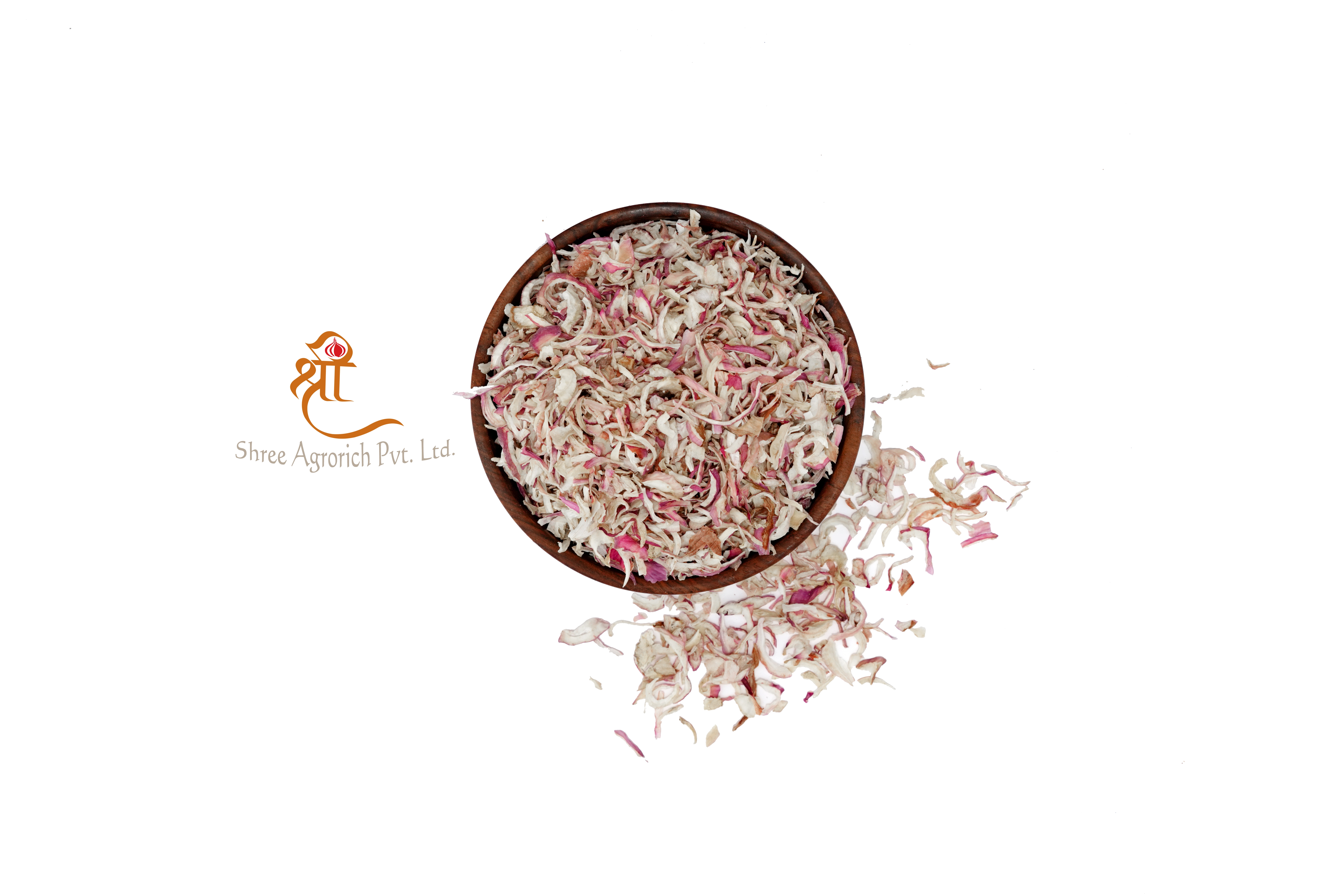 Dehydrated Pink Onion Flakes